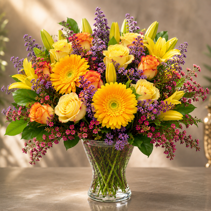 Bright Mixed Flower Arrangement –  West Hollywood Florist, West Hollywood CA