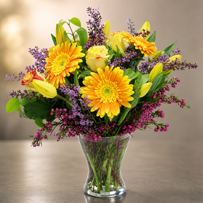 Bright Mixed Flower Arrangement –  West Hollywood Florist, West Hollywood CA