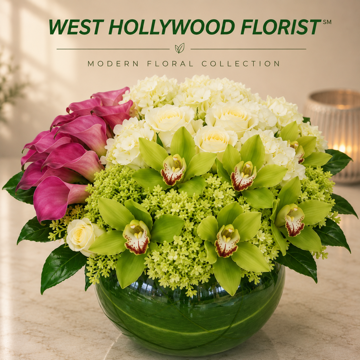 Modern Floral Collection –  West Hollywood Florist, West Hollywood CA