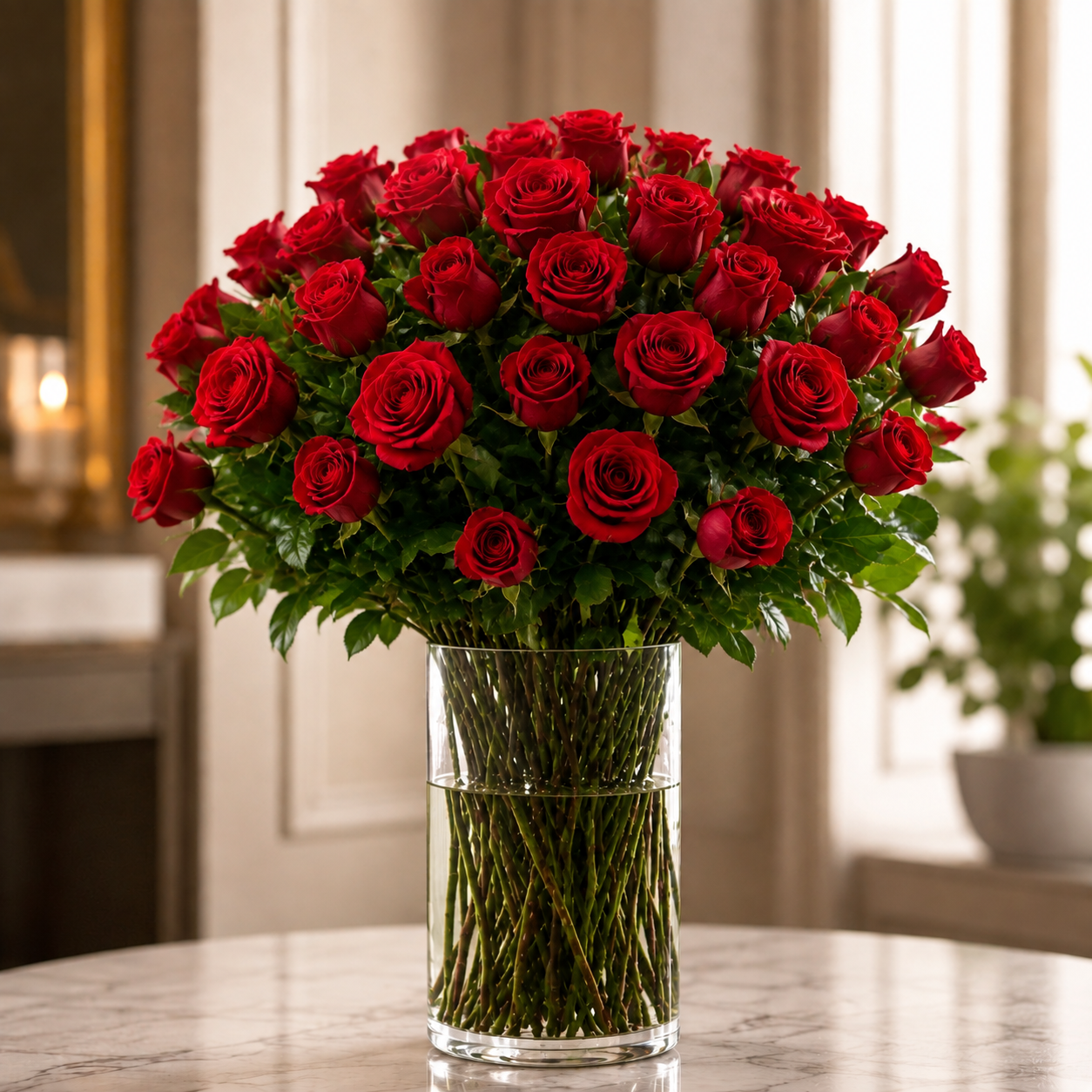 5 Dozen Roses Arranged –  West Hollywood Florist, West Hollywood CA