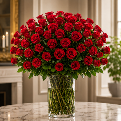 5 Dozen Roses Arranged –  West Hollywood Florist, West Hollywood CA