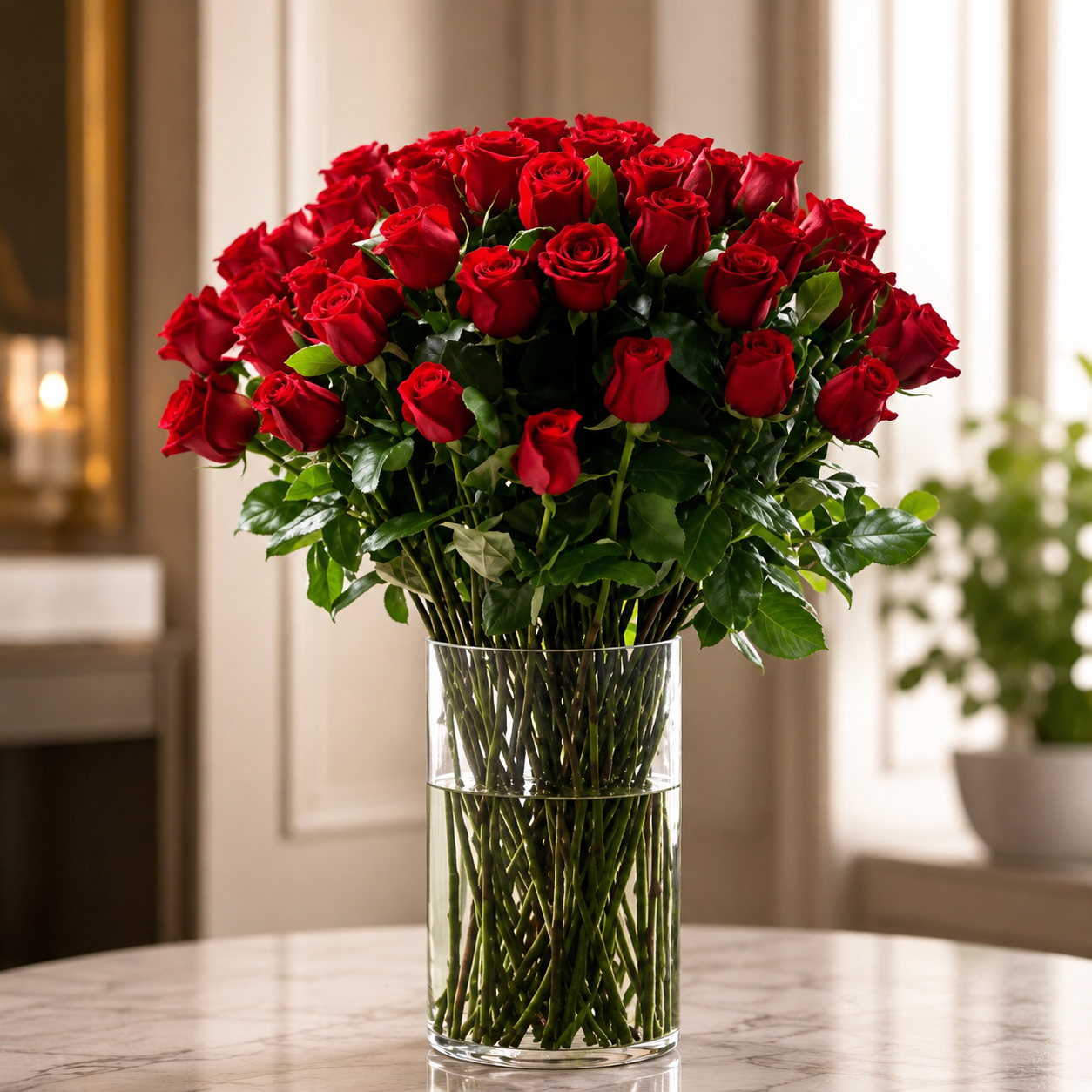 5 Dozen Roses Arranged –  West Hollywood Florist, West Hollywood CA