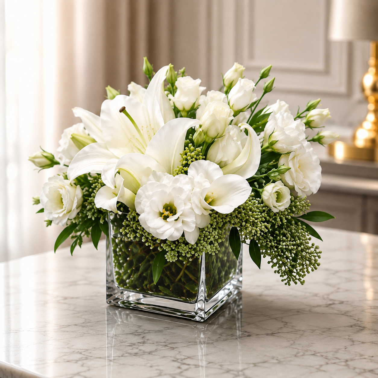 White Blooms –  West Hollywood Florist, West Hollywood CA