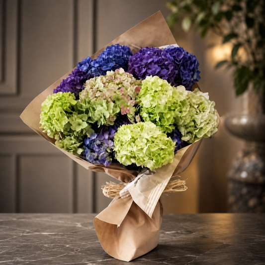 Mixed Hydrangea Bouquet –  West Hollywood Florist, West Hollywood CA