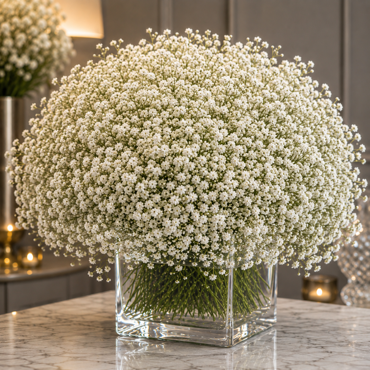 Baby's Breath Cubed –  West Hollywood Florist, West Hollywood CA