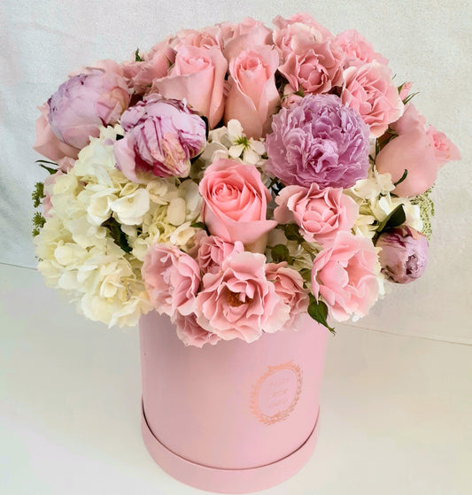 Pretty Pink Floral Box