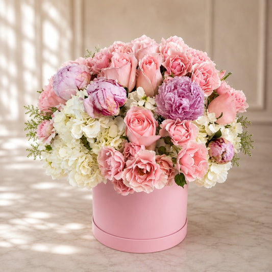Pretty Pink Floral Box –  West Hollywood Florist, West Hollywood CA