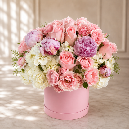 Pretty Pink Floral Box –  West Hollywood Florist, West Hollywood CA