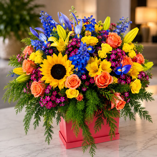 Radiant Blooms Box –  West Hollywood Florist, West Hollywood CA