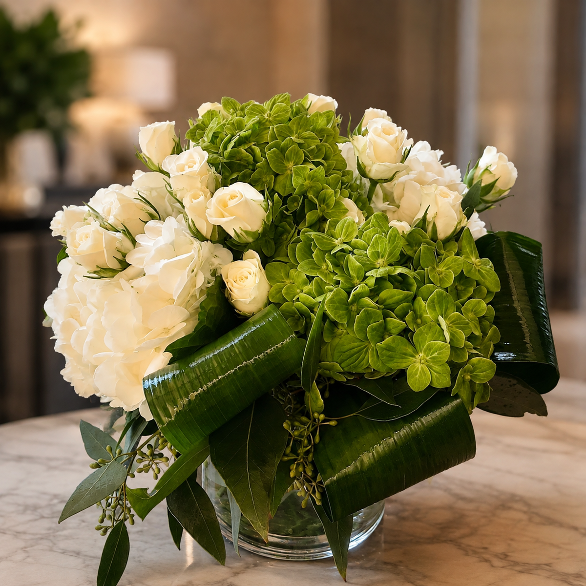 LA Mint Medley Flower Arrangement –  West Hollywood Florist, West Hollywood CA