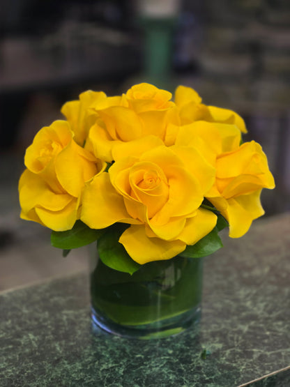 La Petite Yellow Rose Bouquet