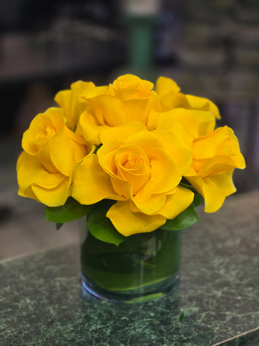 La Petite Yellow Rose Bouquet