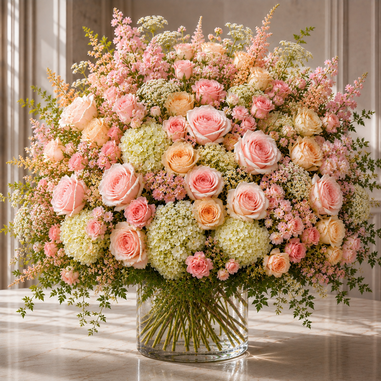 Blush Garden Symphony  –  West Hollywood Florist, West Hollywood CA