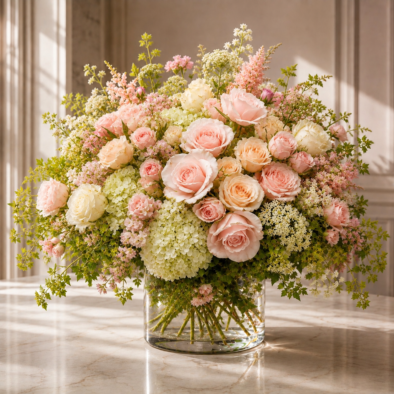 Blush Garden Symphony  –  West Hollywood Florist, West Hollywood CA