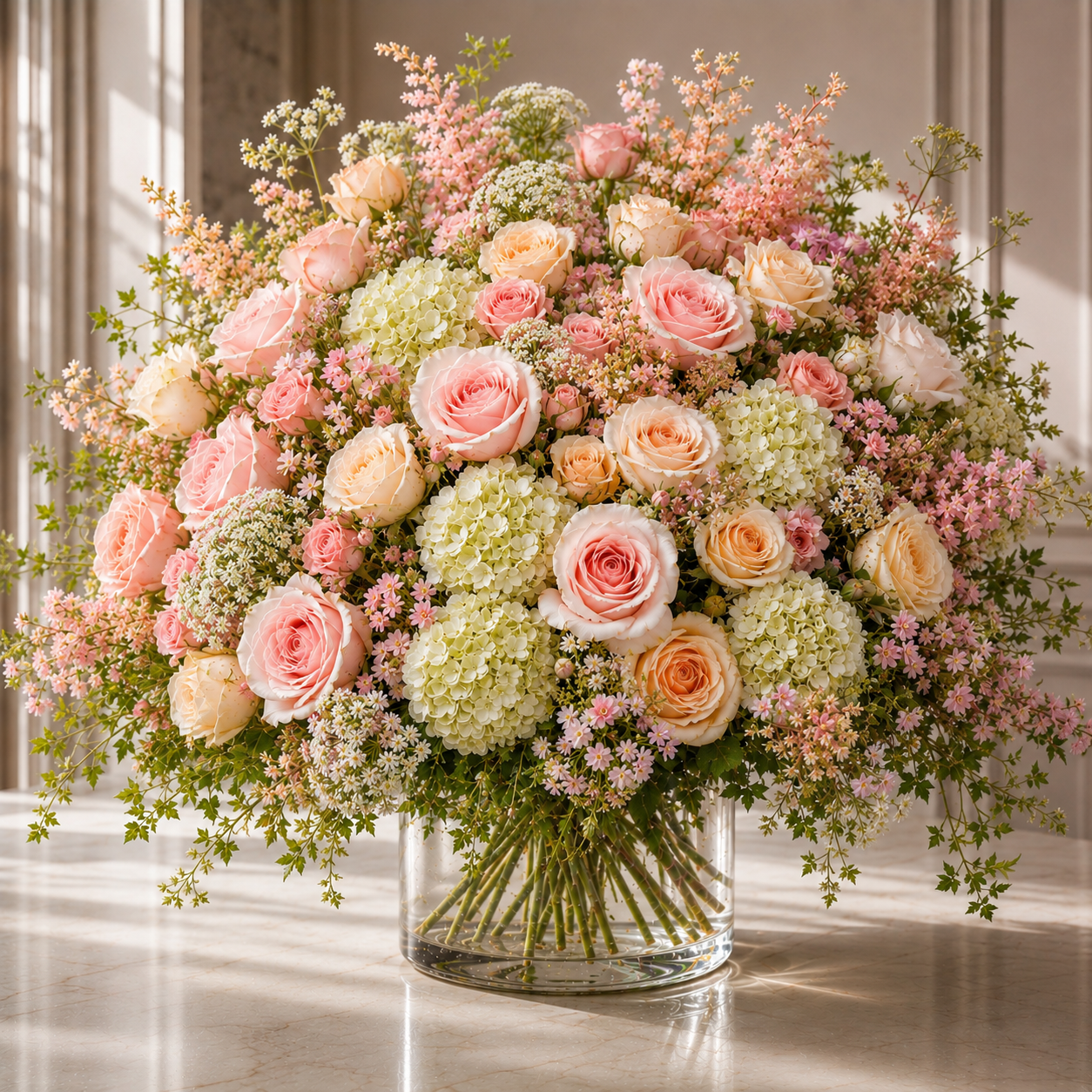 Blush Garden Symphony  –  West Hollywood Florist, West Hollywood CA