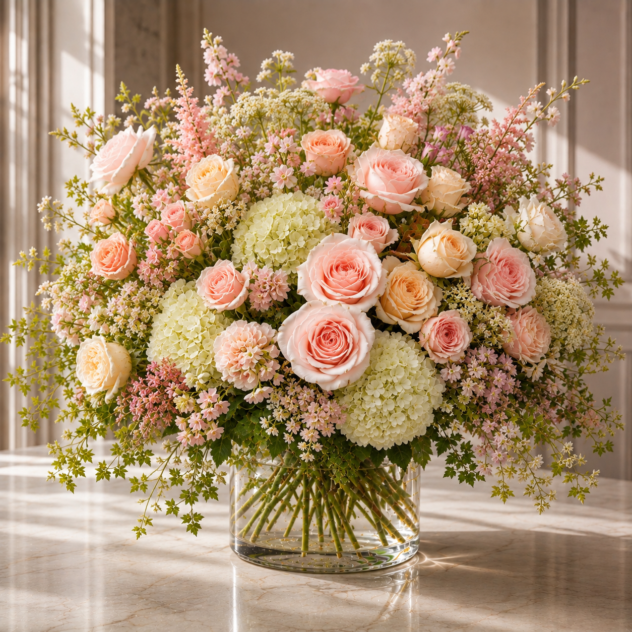 Blush Garden Symphony  –  West Hollywood Florist, West Hollywood CA