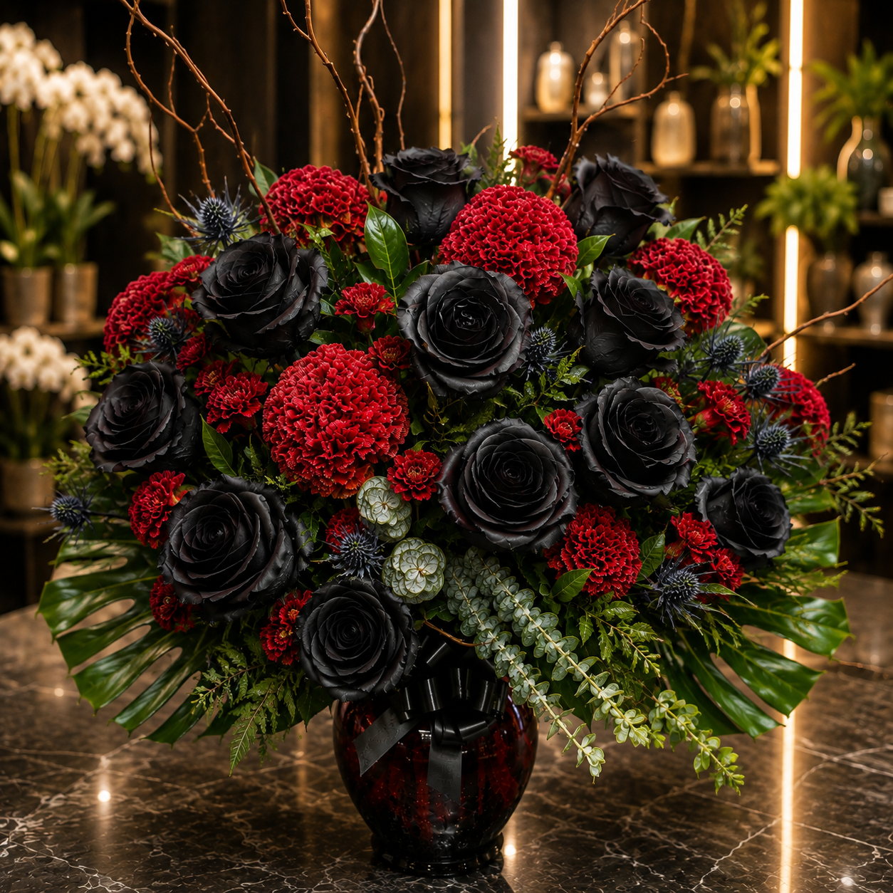 Dark Moon Rising –  West Hollywood Florist, West Hollywood CA