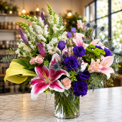Violet Enchantment  –  West Hollywood Florist, West Hollywood CA