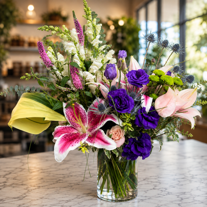 Violet Enchantment  –  West Hollywood Florist, West Hollywood CA