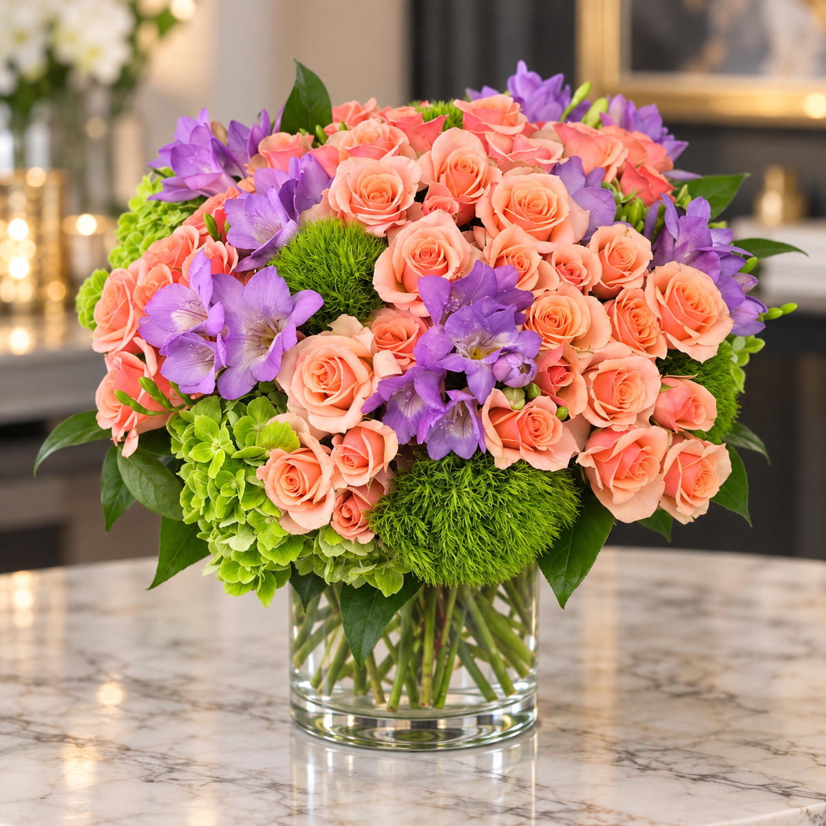 Hollywood Peach –  West Hollywood Florist, West Hollywood CA