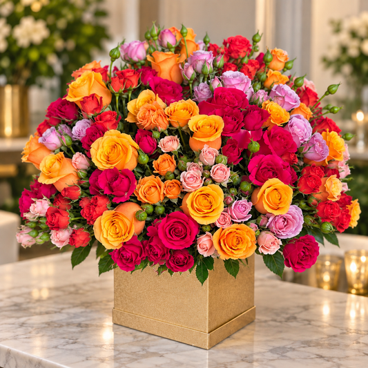 Roseberry Sunset –  West Hollywood Florist, West Hollywood CA