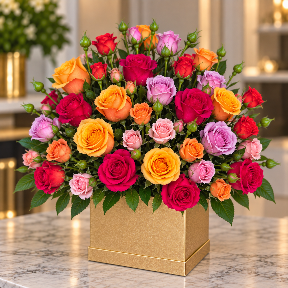 Roseberry Sunset –  West Hollywood Florist, West Hollywood CA