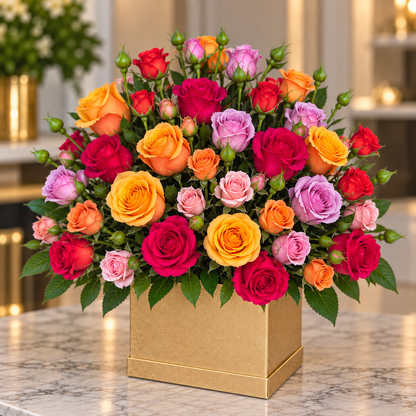 Roseberry Sunset –  West Hollywood Florist, West Hollywood CA