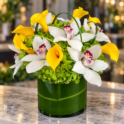 Lemon Emerald Luxe –  West Hollywood Florist, West Hollywood CA