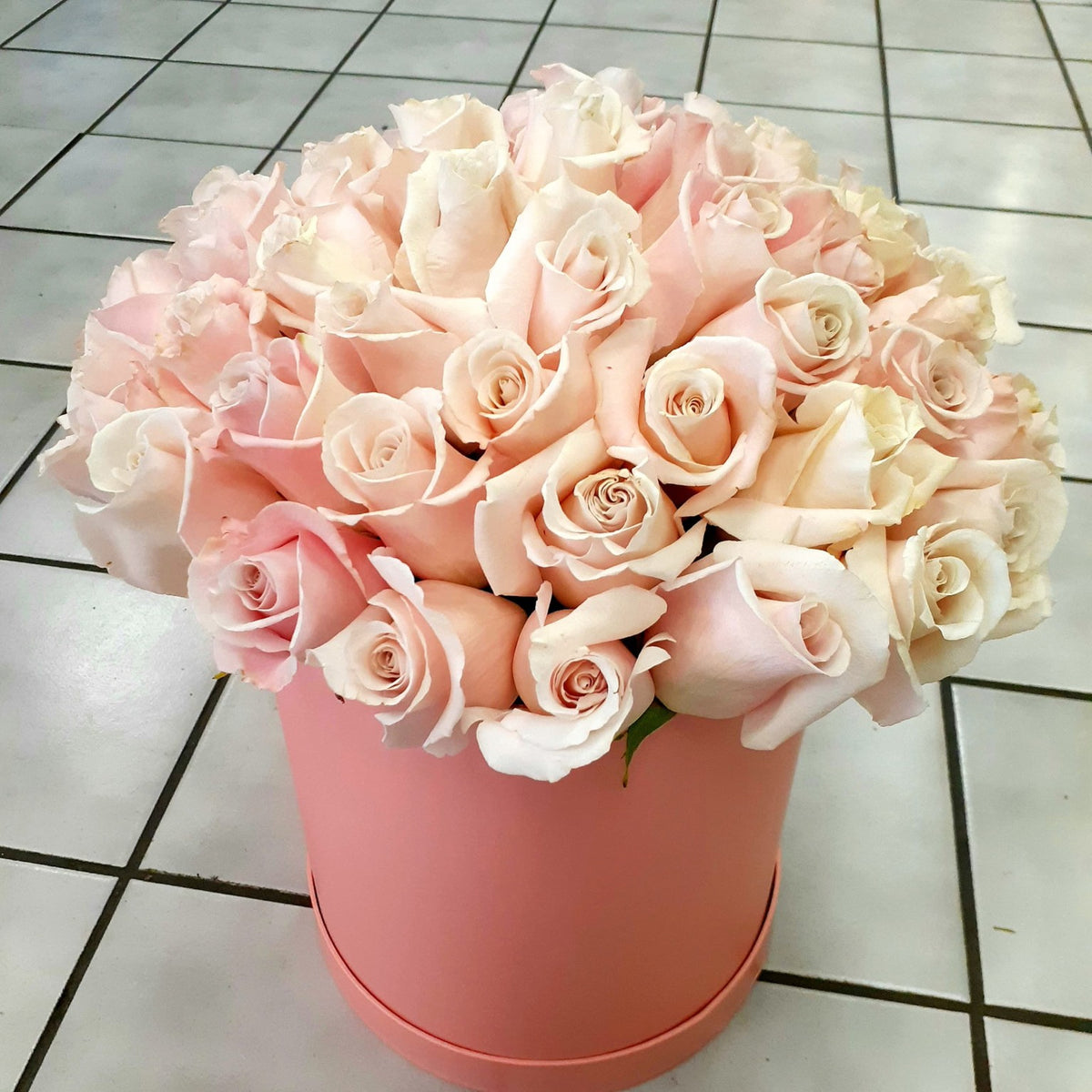 Blushing Rose Contempo –  West Hollywood Florist, West Hollywood CA