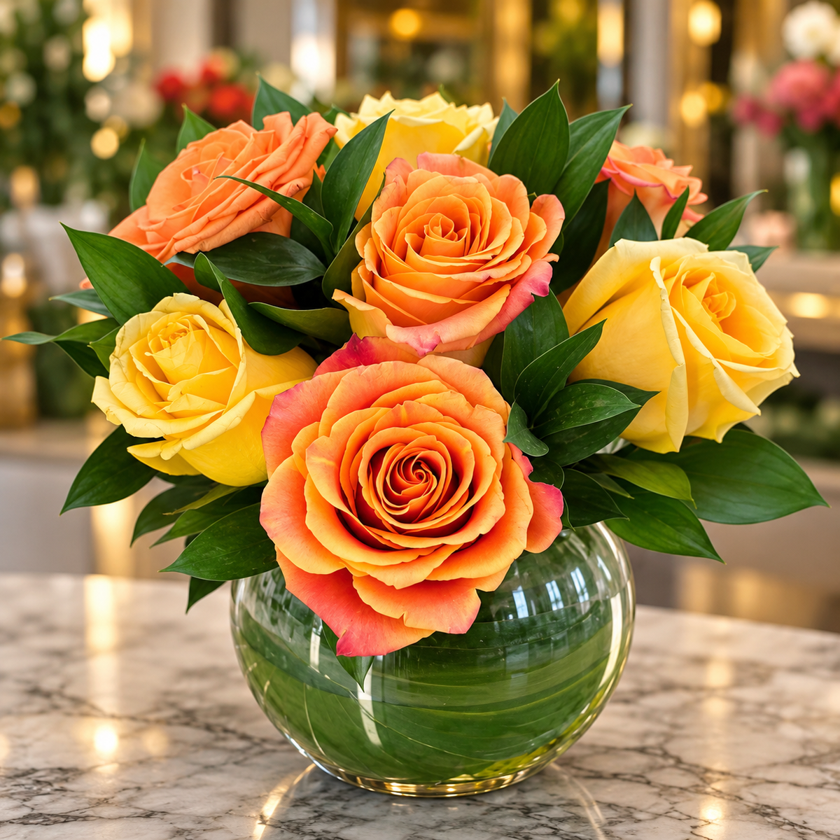 Amber Glow –  West Hollywood Florist, West Hollywood CA