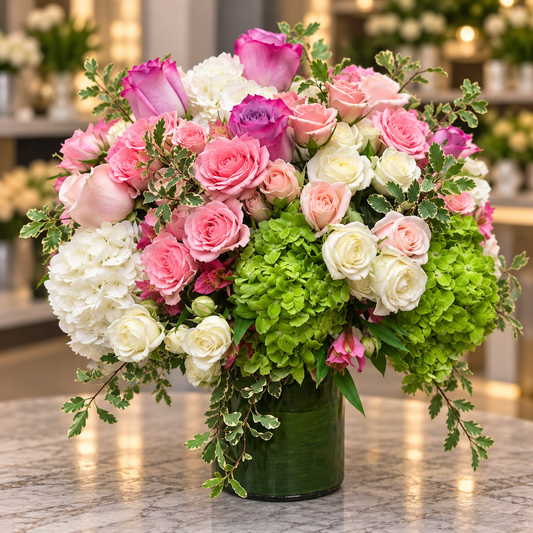 Pink Ivory Blush –  West Hollywood Florist, West Hollywood CA