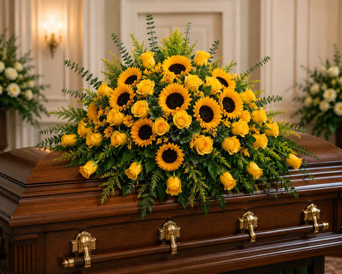 Golden Farewell –  West Hollywood Florist, West Hollywood CA