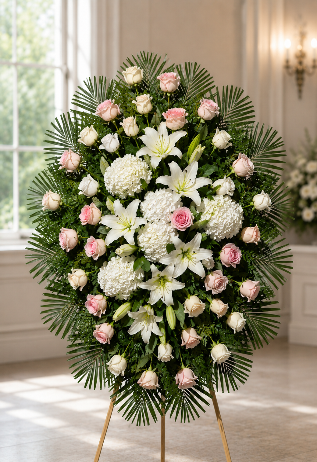 Forever Cherished Standing Spray –  West Hollywood Florist, West Hollywood CA