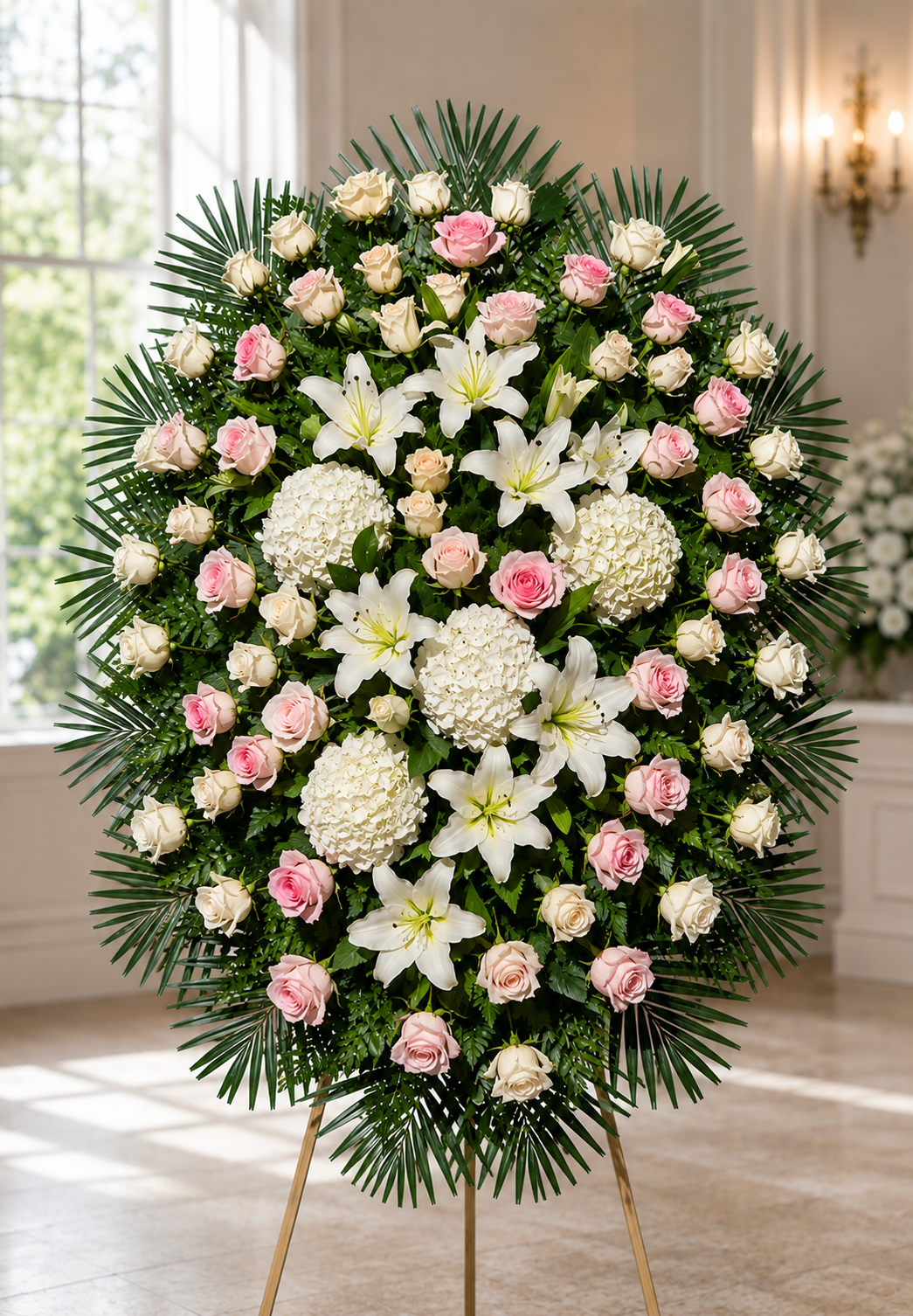 Forever Cherished Standing Spray –  West Hollywood Florist, West Hollywood CA
