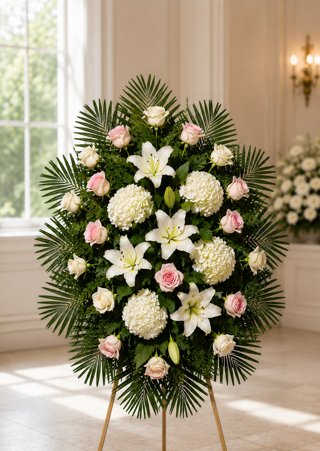Forever Cherished Standing Spray –  West Hollywood Florist, West Hollywood CA