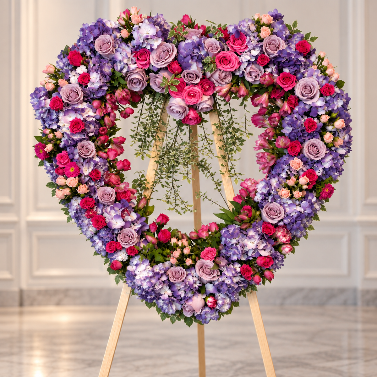 Lavender Ever After Heart –  West Hollywood Florist, West Hollywood CA