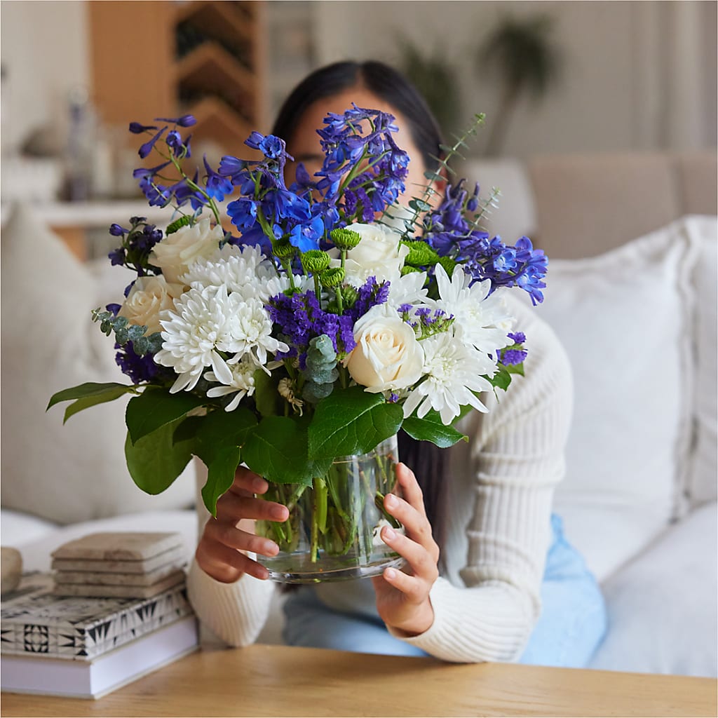 Cerulean Waves Bouquet –  West Hollywood Florist, West Hollywood CA