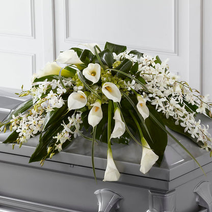 Angel Wings Casket Spray –  West Hollywood Florist, West Hollywood CA