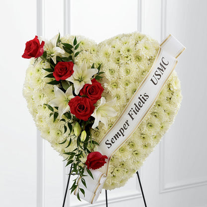 Heartfelt Hero Standing Heart –  West Hollywood Florist, West Hollywood CA