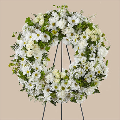 Faithful Wishes Wreath –  West Hollywood Florist, West Hollywood CA