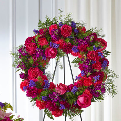 Calming Colors Wreath –  West Hollywood Florist, West Hollywood CA