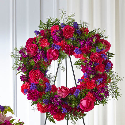 Calming Colors Wreath –  West Hollywood Florist, West Hollywood CA