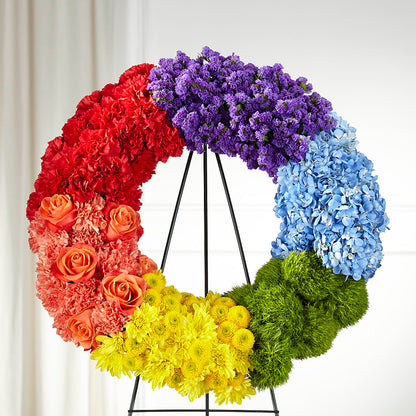Circle of Love Wreath –  West Hollywood Florist, West Hollywood CA