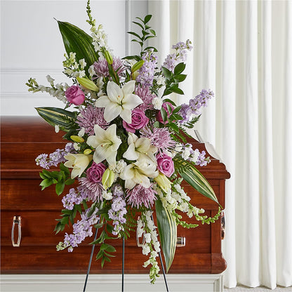 Grateful Hearts Standing Spray –  West Hollywood Florist, West Hollywood CA