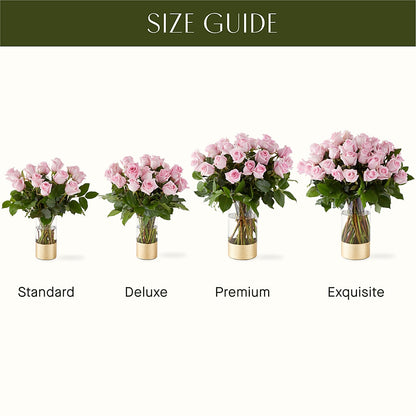 Picture Perfect Pink Rose Bouquet –  West Hollywood Florist, West Hollywood CA