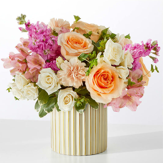 Paradise Bouquet with Ivory Vase –  West Hollywood Florist, West Hollywood CA