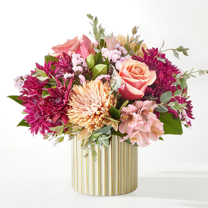 Berry Cobbler Bouquet with Ivory Vase –  West Hollywood Florist, West Hollywood CA