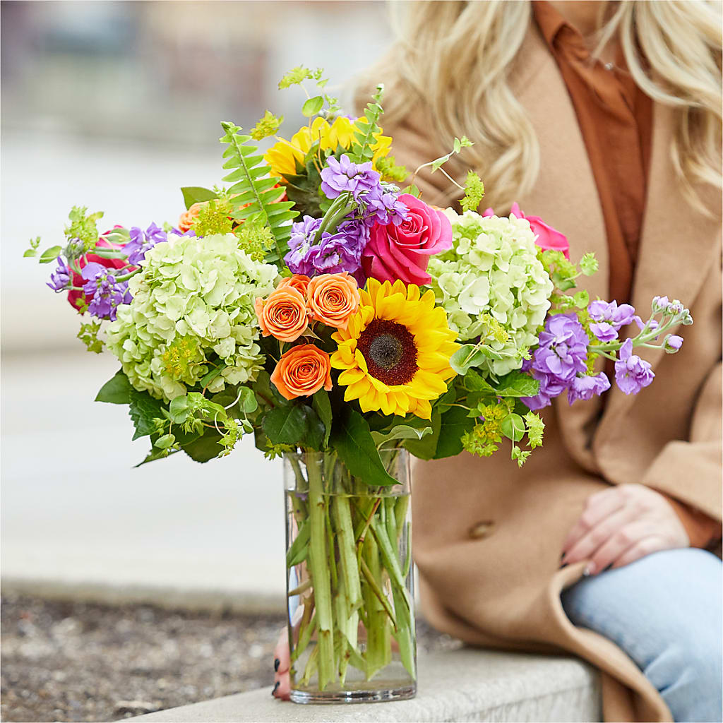 Vibrant Greetings Bouquet –  West Hollywood Florist, West Hollywood CA