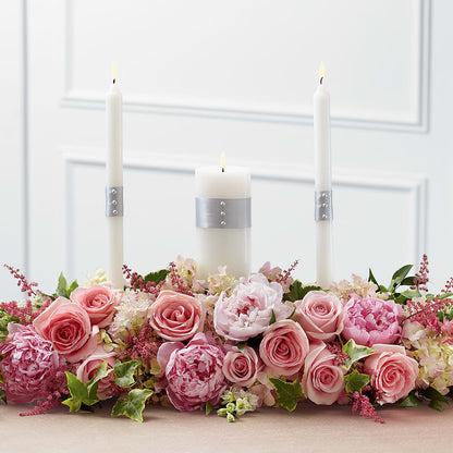 Worldwide Romance Unity Candle Arrangement –  West Hollywood Florist, West Hollywood CA