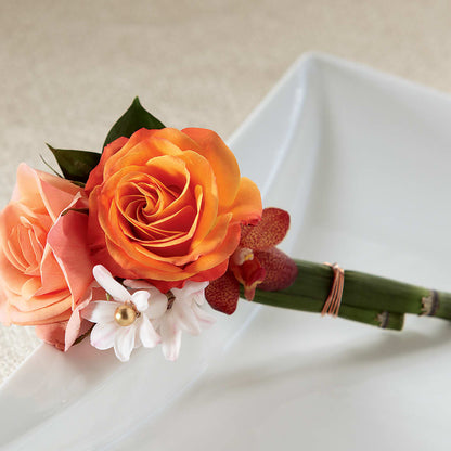 Sunset Dream Boutonniere –  West Hollywood Florist, West Hollywood CA